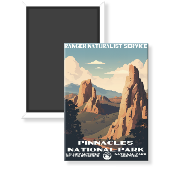 Pinnacles National Park WPA Magnet - magnet