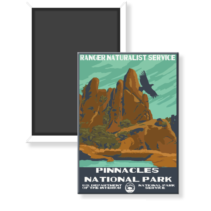 Pinnacles National Park WPA Magnet - magnet