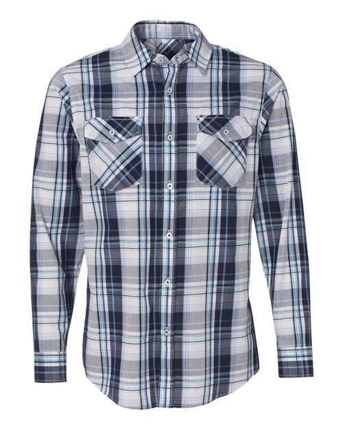 Plaid perfection: custom apparel and live screen printing toronto! Pc001 - Navy / S