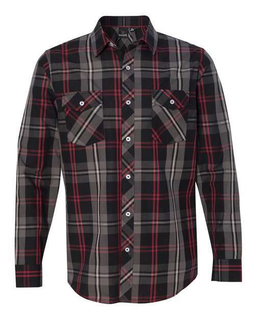 Plaid perfection: custom apparel and live screen printing toronto! Pc001 - Red/ Black / S