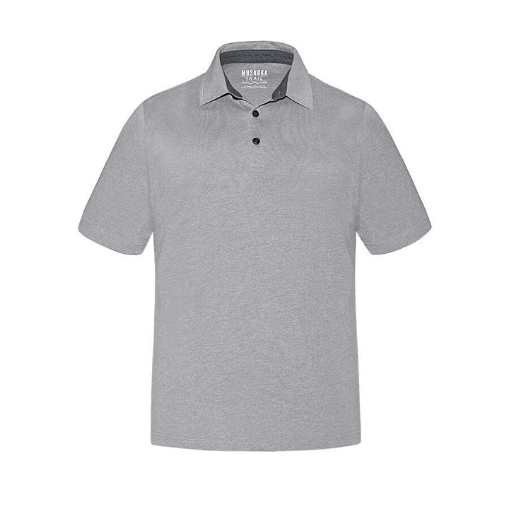 Polos: unleash your style with custom apparel! Product code - Melange Grey / S / S - Polos