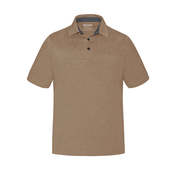 Polos: unleash your style with custom apparel! Product code - Melange Taupe / S / S - Polos