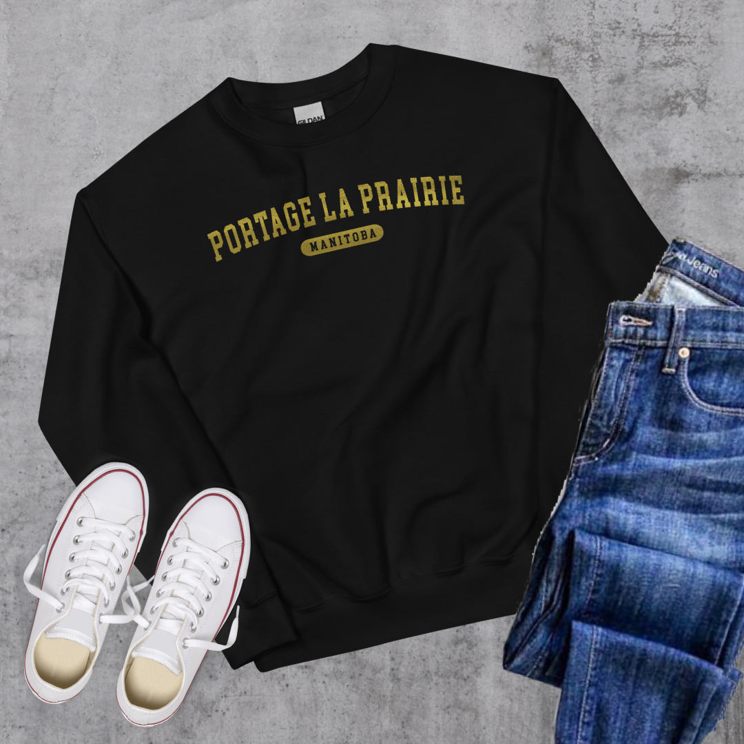 Portage la Prairie College Gold Crewneck - S