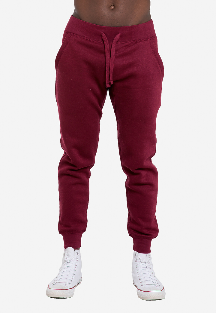 Premium Fleece Joggers - LST006 - Burgundy / S - pants