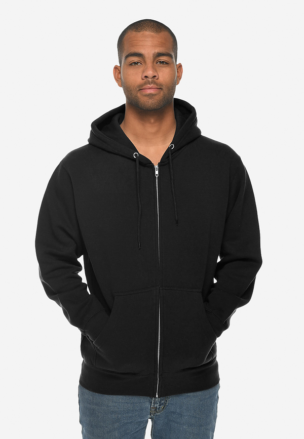 Premium Full Zip Hoodie - LS14003 - Black / XS - Hoodies