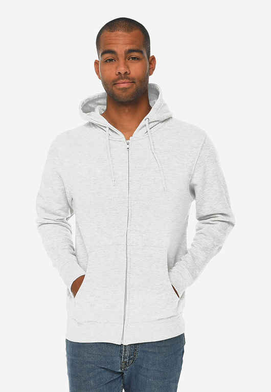 Premium Full Zip Hoodie - LS14003 - Oatmeal Heather / XS - Hoodies