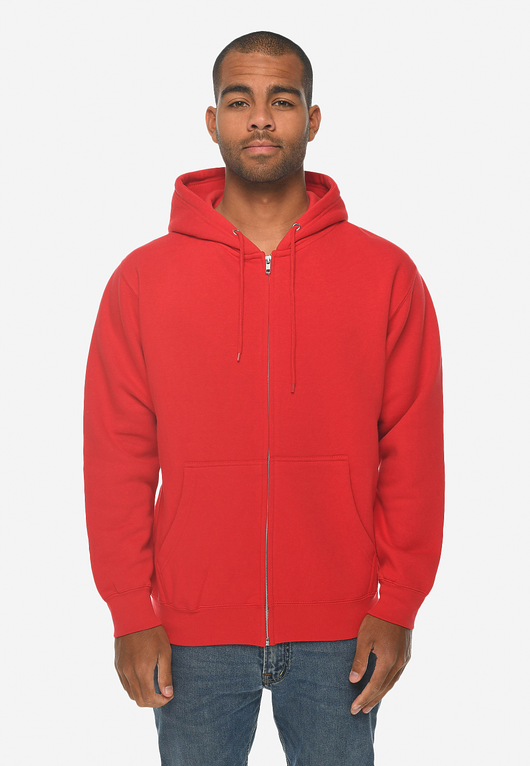 Premium Full Zip Hoodie - LS14003 - Red / XS - Hoodies