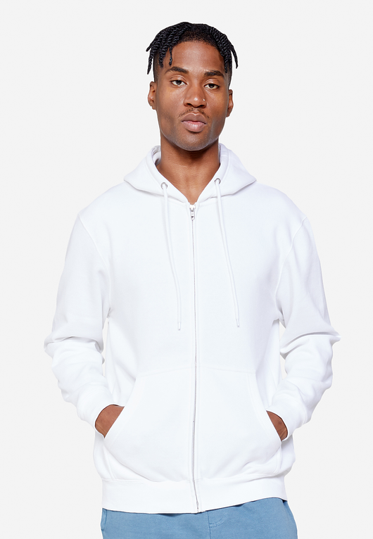 Premium Full Zip Hoodie - LS14003 - White / XS - Hoodies