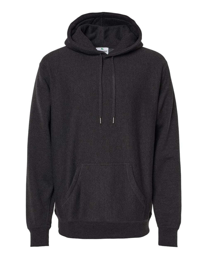 Premium Heavyweight Cross-Grain Hooded Sweatshirt IND5000P - Charcoal Heather / XS - Sweatshirts & Hoodies