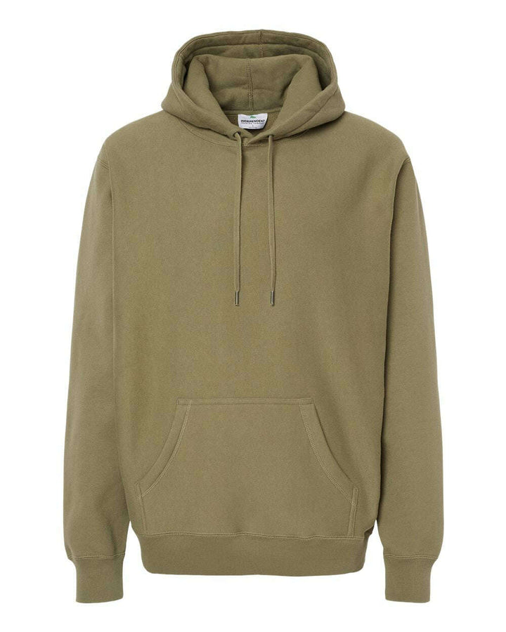 Premium Heavyweight Cross-Grain Hooded Sweatshirt IND5000P - Olive / XS - Sweatshirts & Hoodies