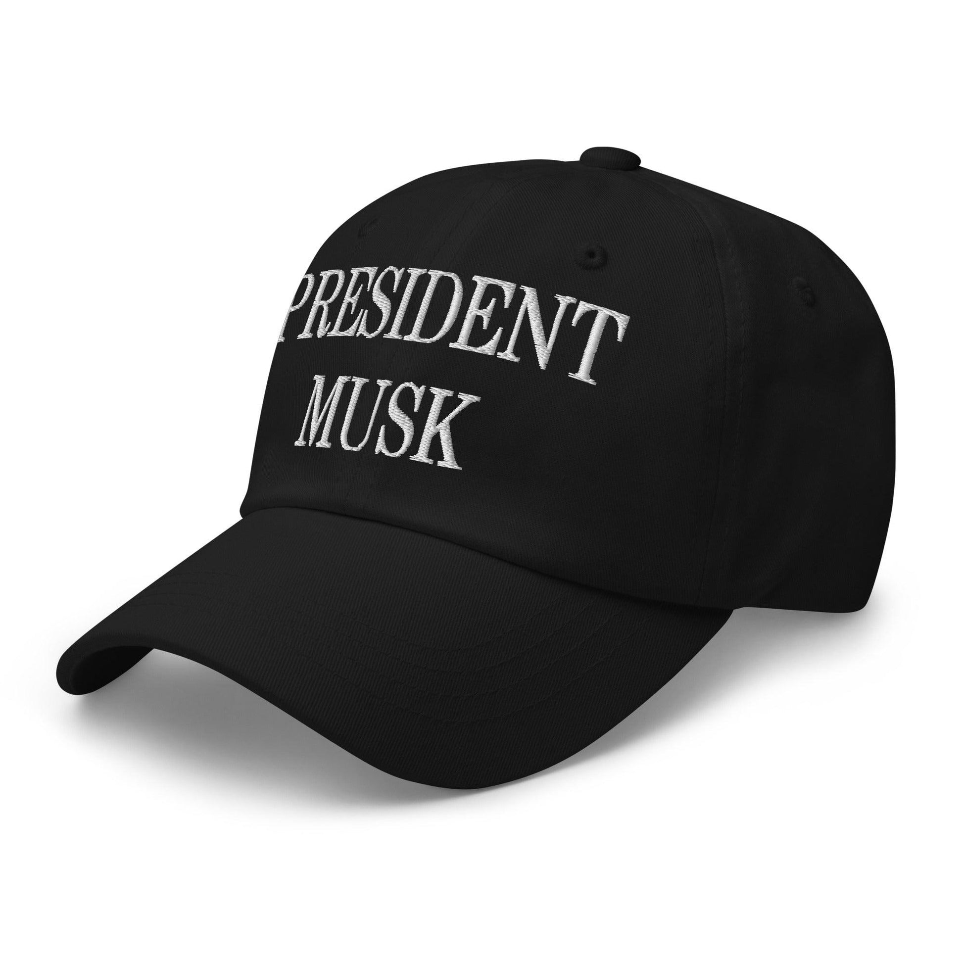 President Musk Embroidered Dad Hat