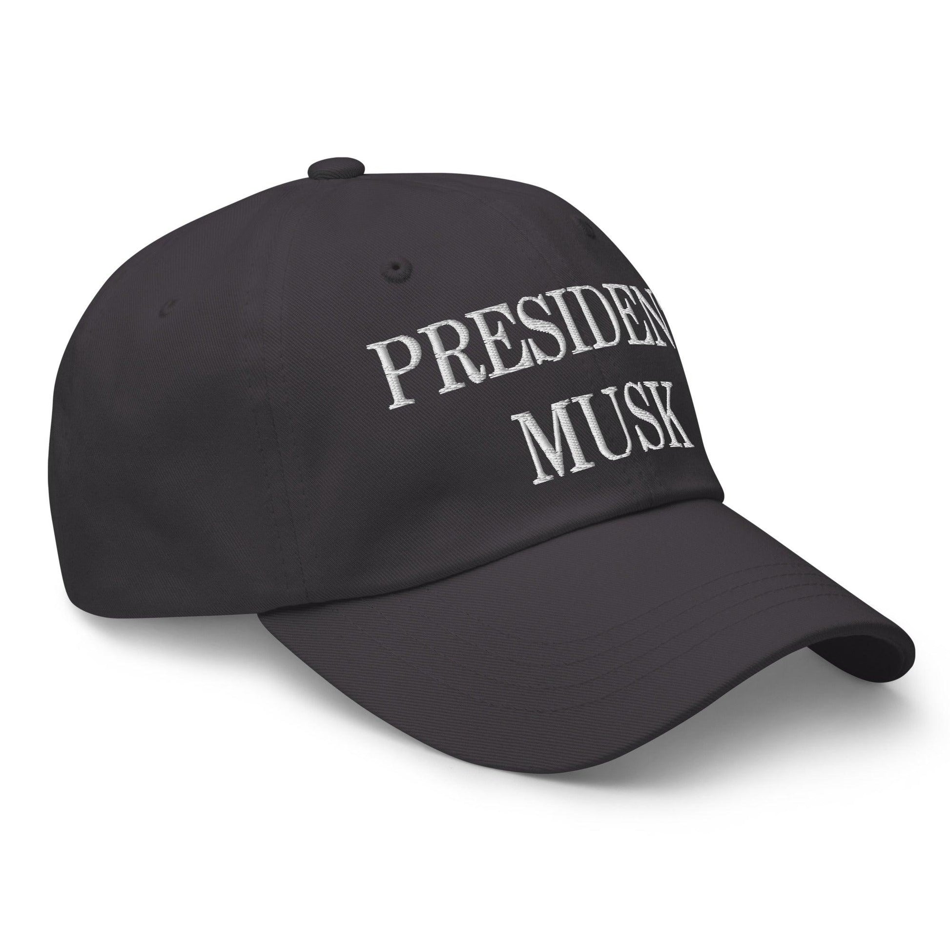 President Musk Embroidered Dad Hat