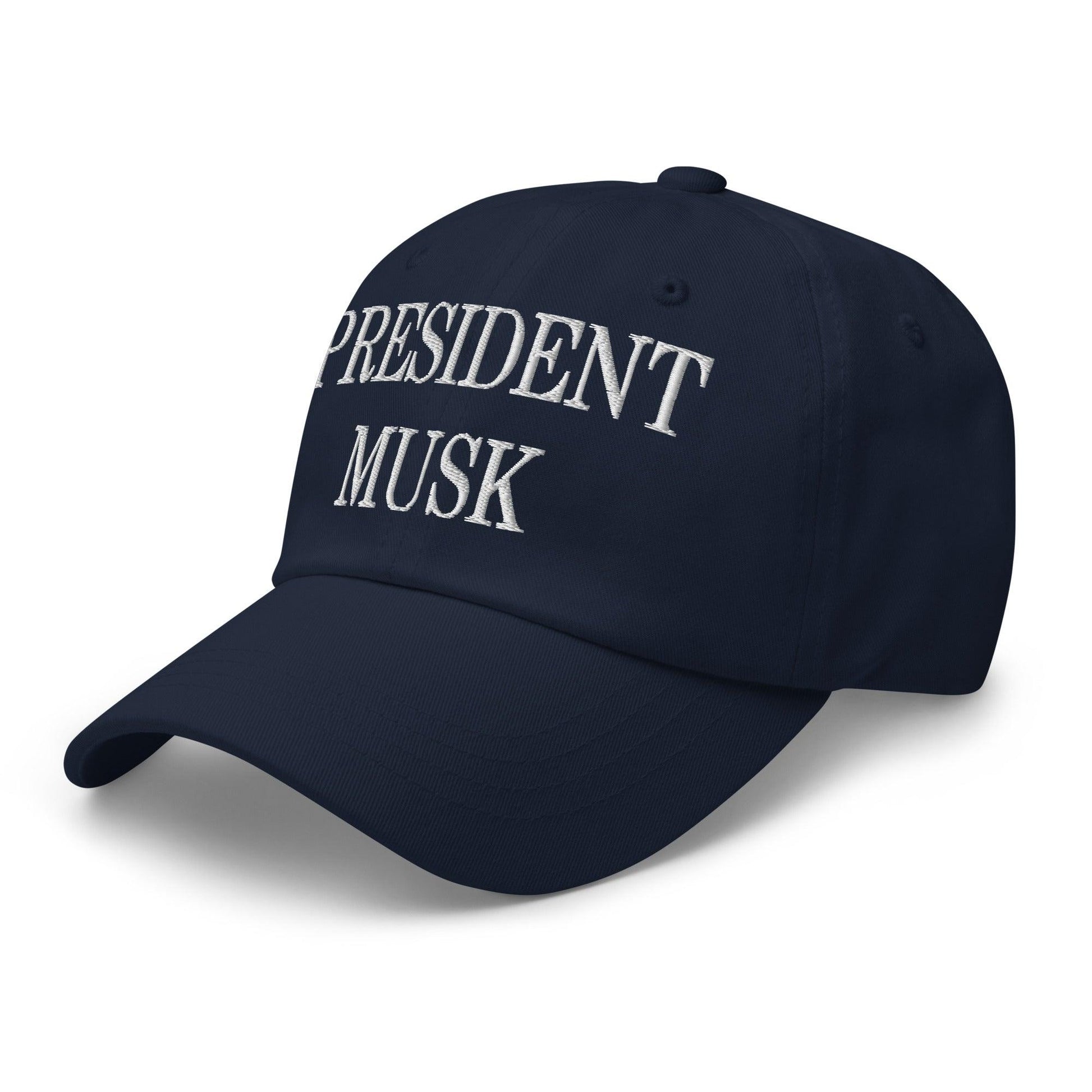President Musk Embroidered Dad Hat