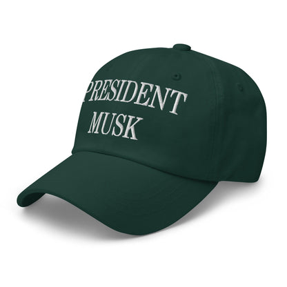 President Musk Embroidered Dad Hat