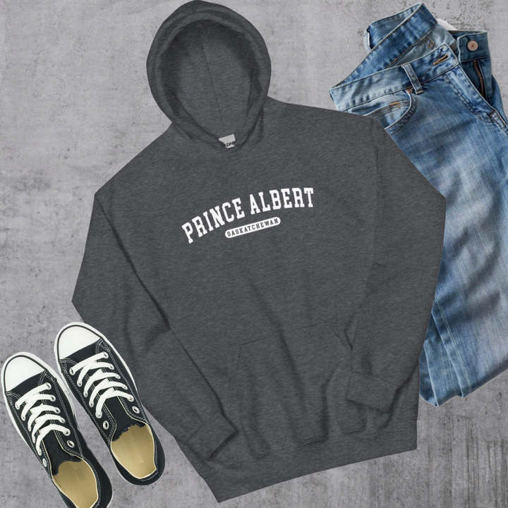 Prince Albert SK College Hoodie - Dark Heather / S