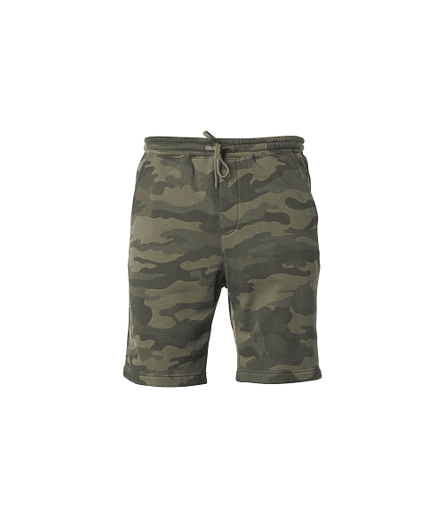 PRM11SRT Toddler Lightweight Special Blend Sweatshort - Forest Camo Heather / 2T