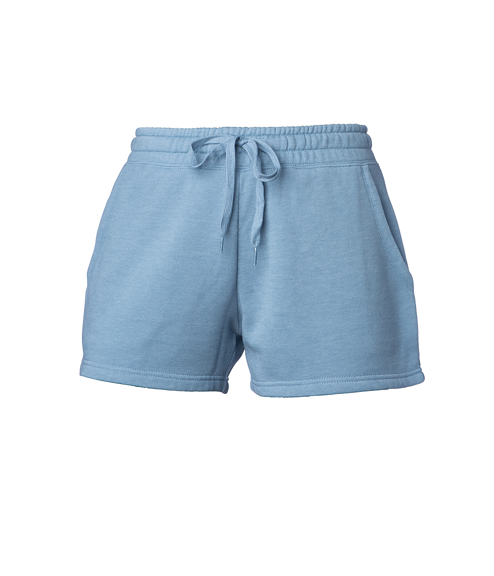 PRM20SRT - Women’s California Wave Wash Sweatshort - Misty Blue / XS - SHORTS