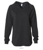 PRM2500 - Women’s California Wave Wash Hooded Pullover - Black / XS - HOODIES