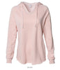 PRM2500 - Women’s California Wave Wash Hooded Pullover - Blush / XS - HOODIES