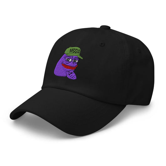 $PURPE Purple Pepe Embroidered Dad Hat - Hats