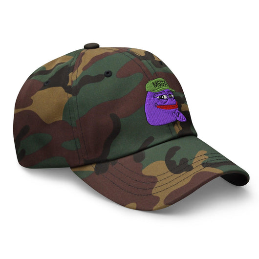 $PURPE Purple Pepe Embroidered Dad Hat - Hats