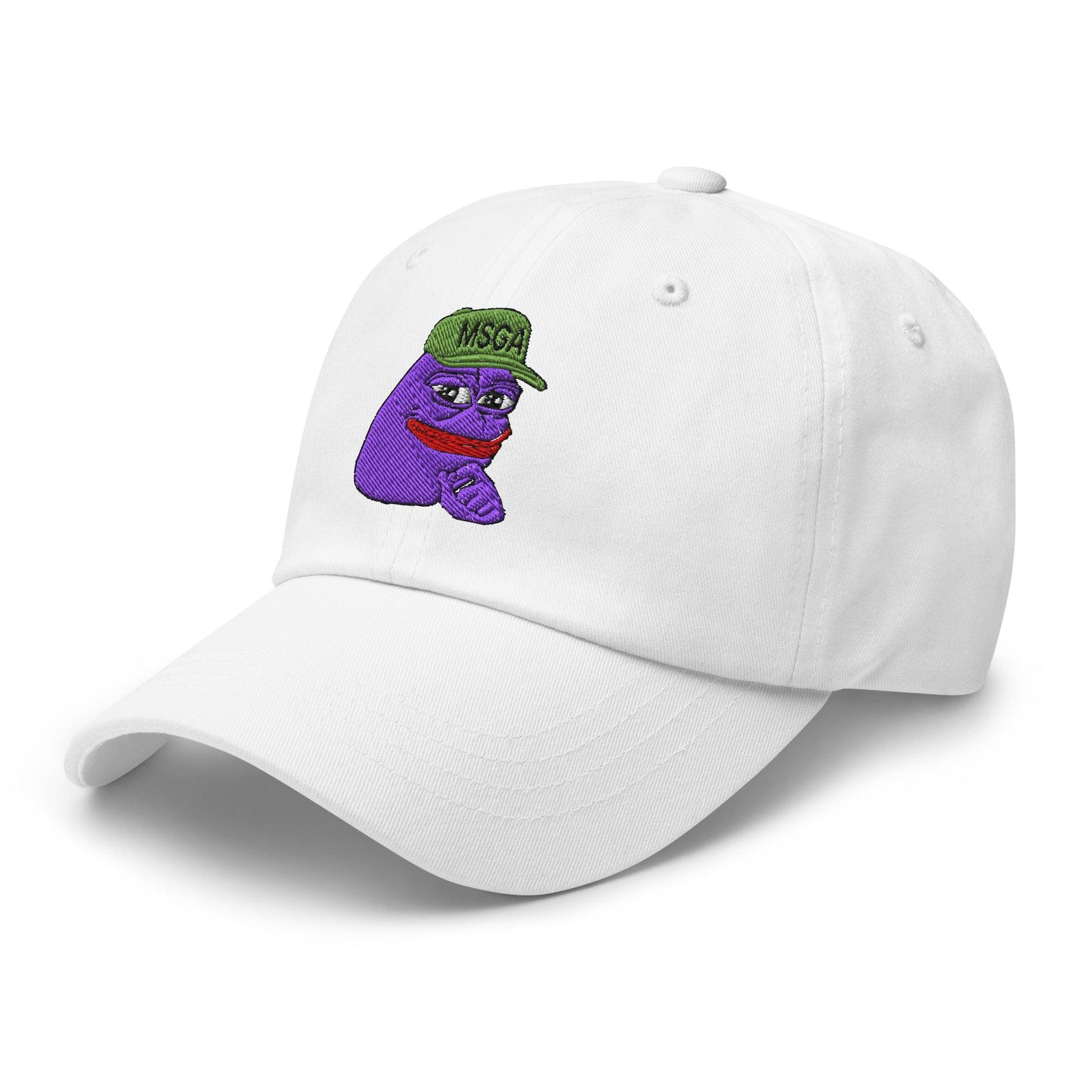 $PURPE Purple Pepe Embroidered Dad Hat - Hats