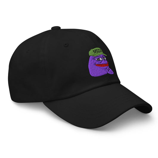 $PURPE Purple Pepe Embroidered Dad Hat - Hats