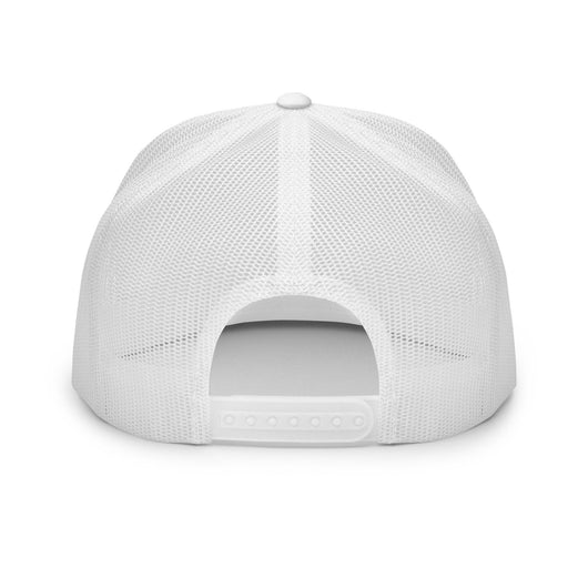 $PURPE Purple Pepe Embroidered Flat Bill Brim Mesh Trucker Hat - Hats