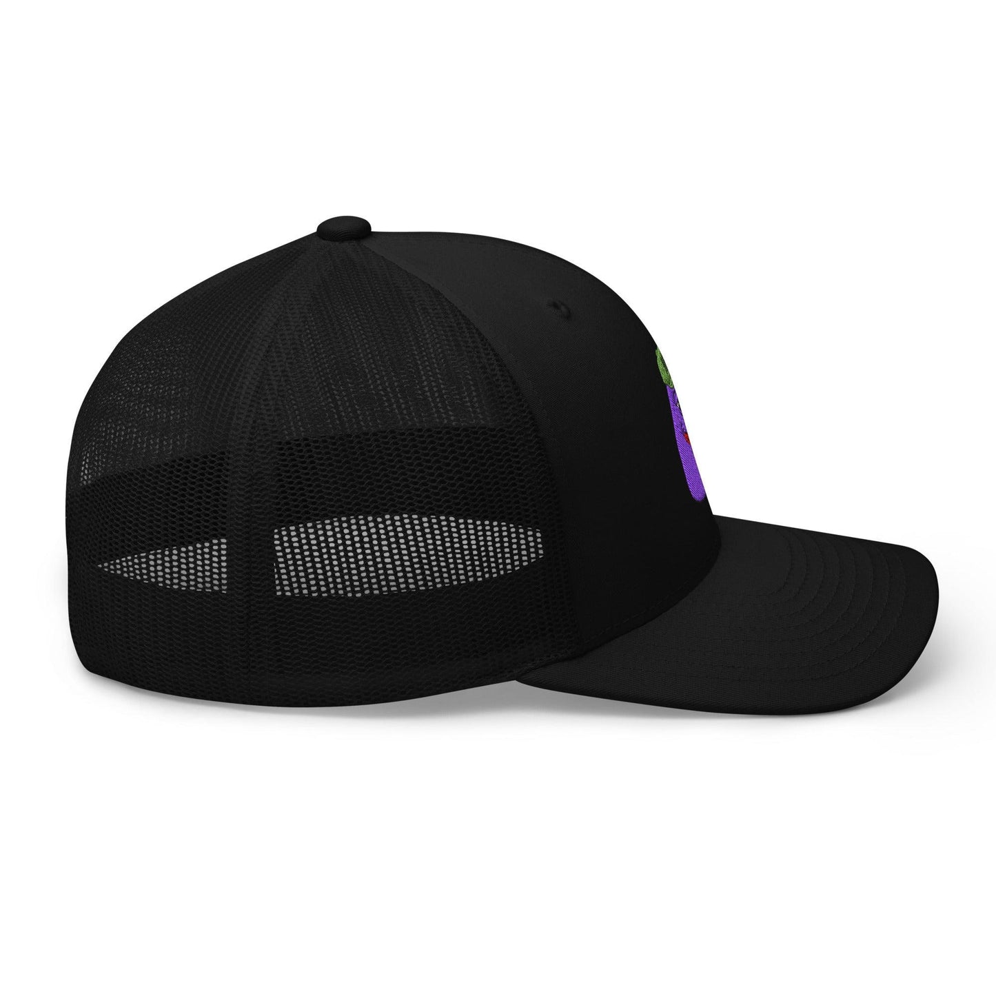 $PURPE Purple Pepe Embroidered Mesh Trucker Hat