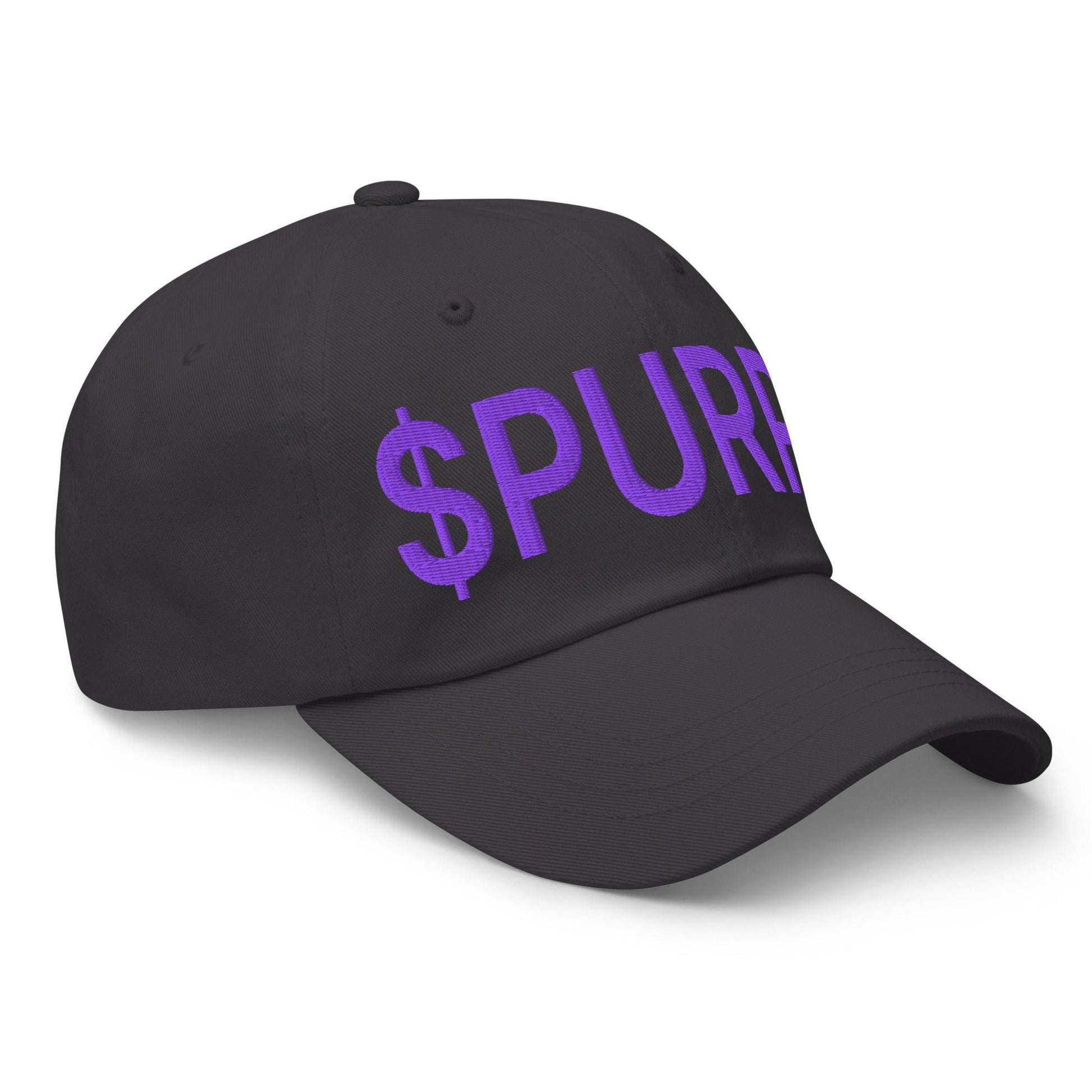 Purple Pepe $PURPE Embroidered Dad Hat