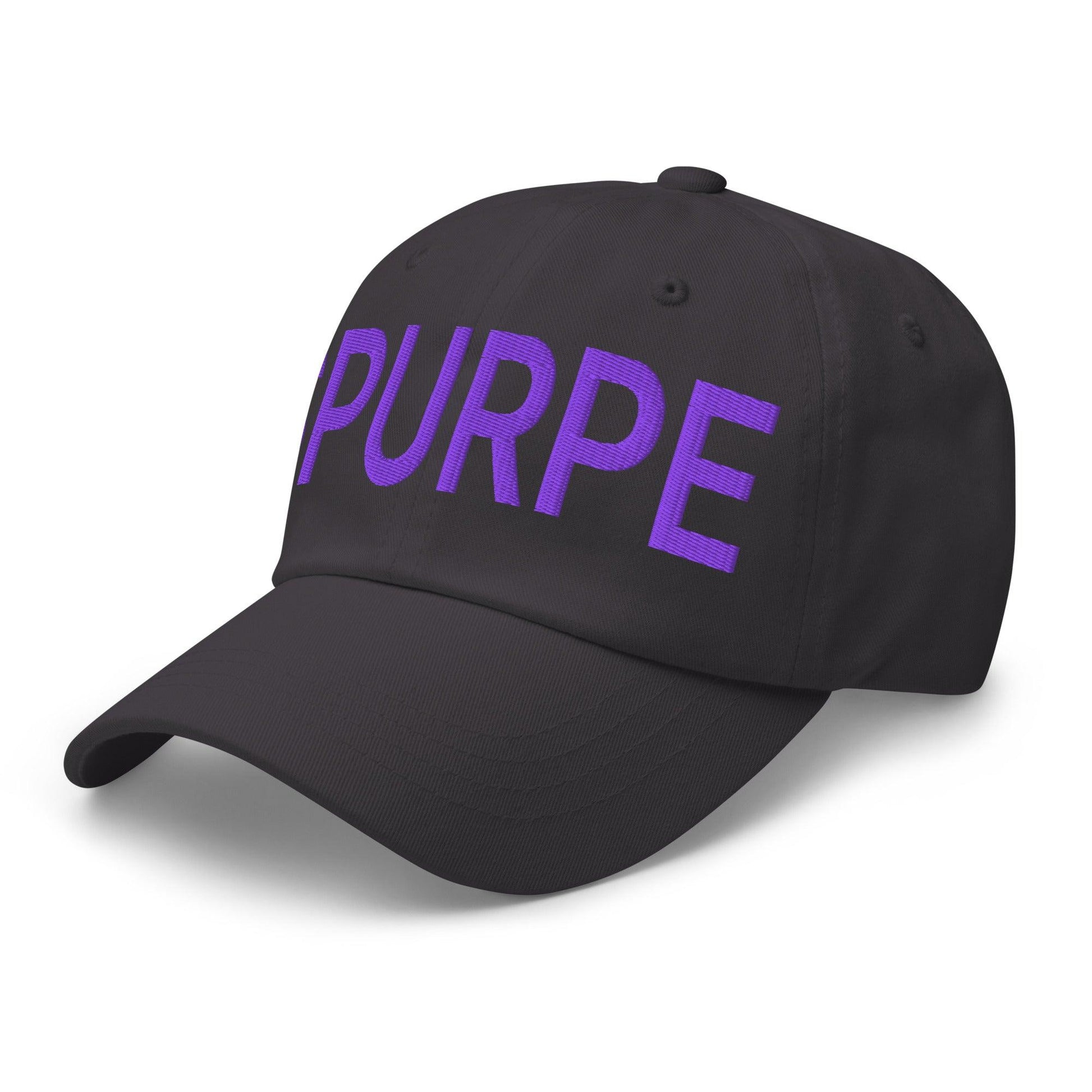 Purple Pepe $PURPE Embroidered Dad Hat
