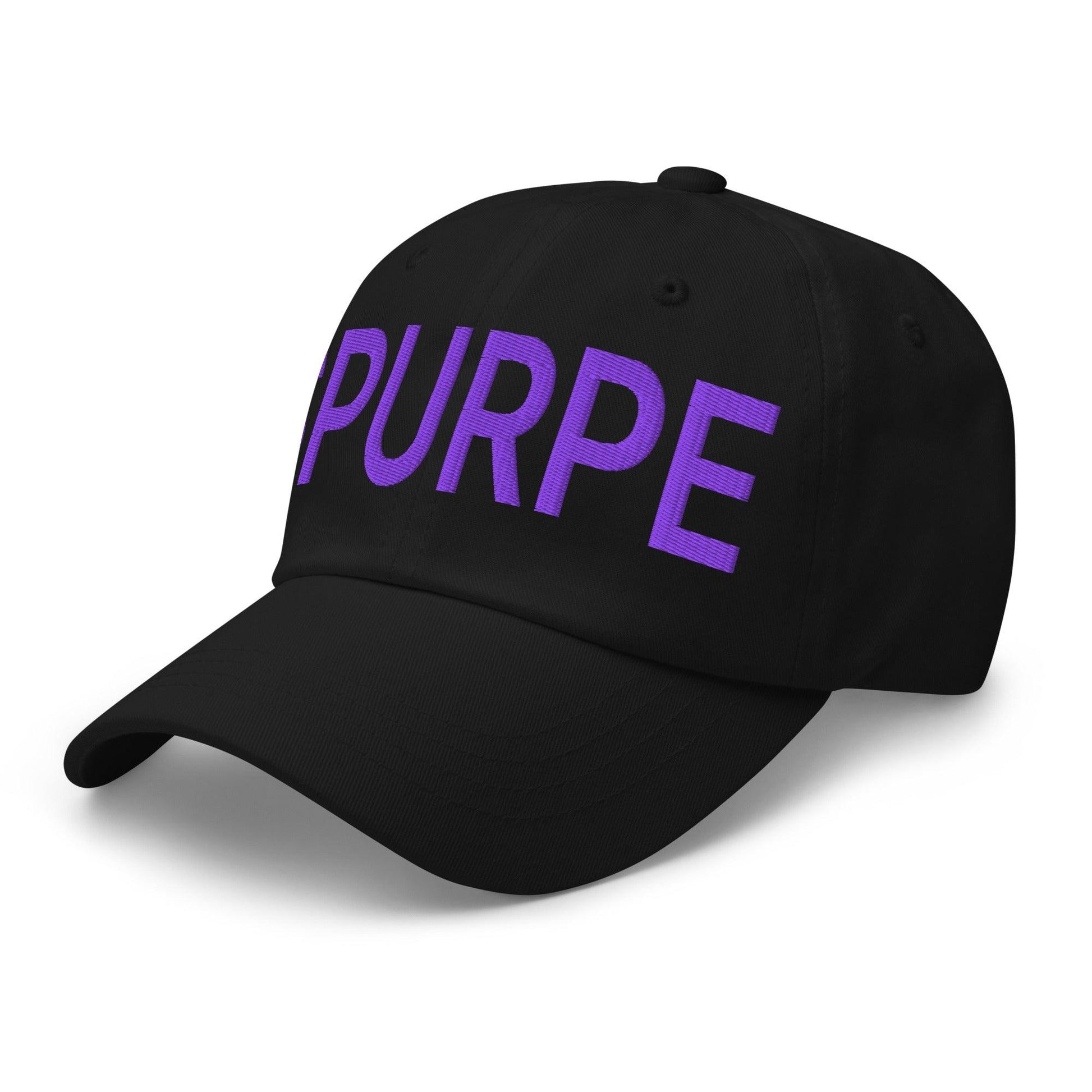 Purple Pepe $PURPE Embroidered Dad Hat