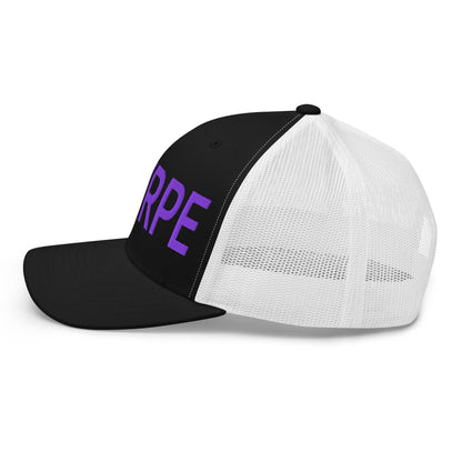 Purple Pepe $PURPE Embroidered Mesh Trucker Hat