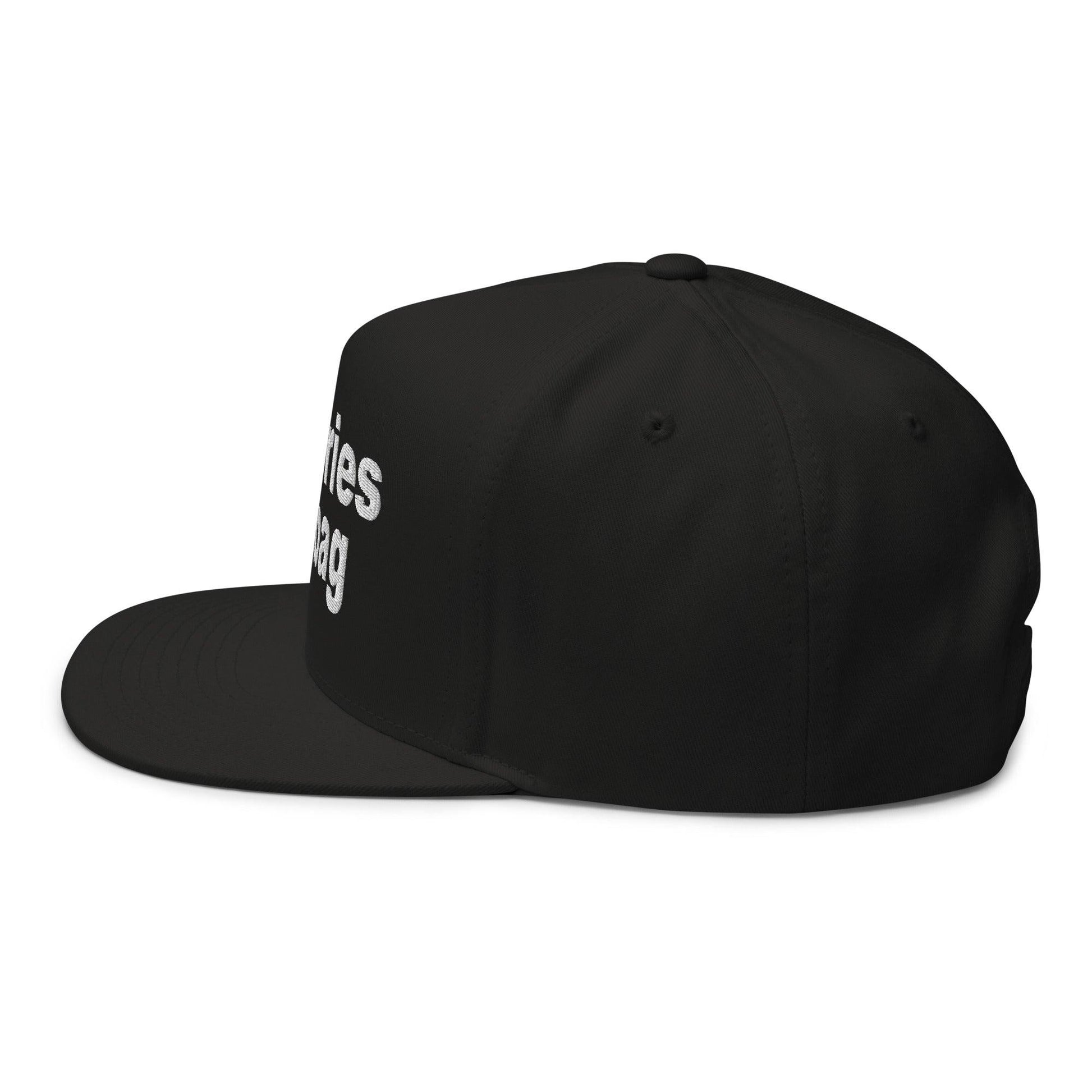 Put the Fries in Bag Embroidered 5 Panel Flat Bill Brim Snapback Hat