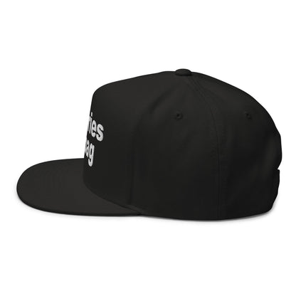 Put the Fries in Bag Embroidered 5 Panel Flat Bill Brim Snapback Hat