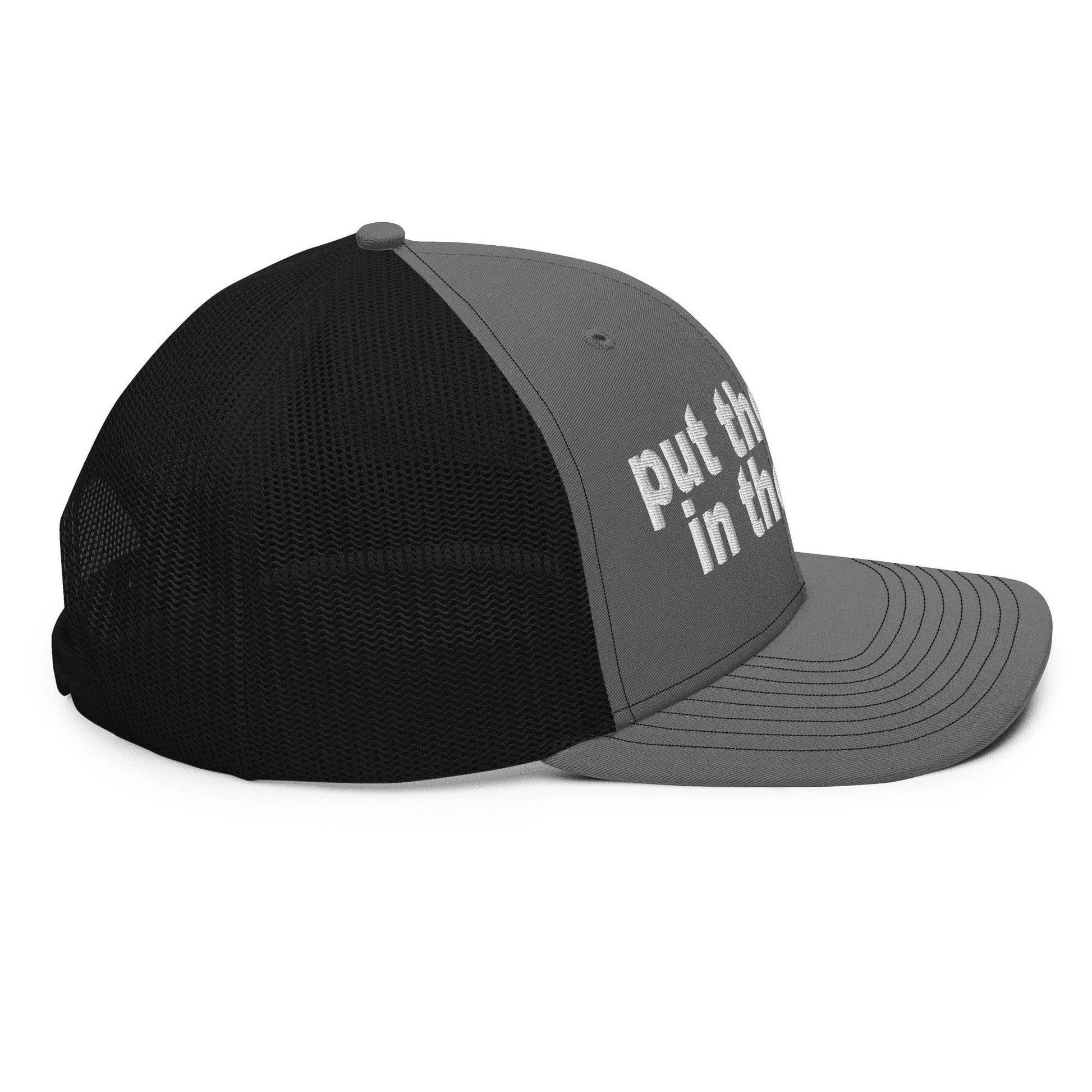 Put the Fries in Bag Embroidered Classic Mesh Trucker Hat