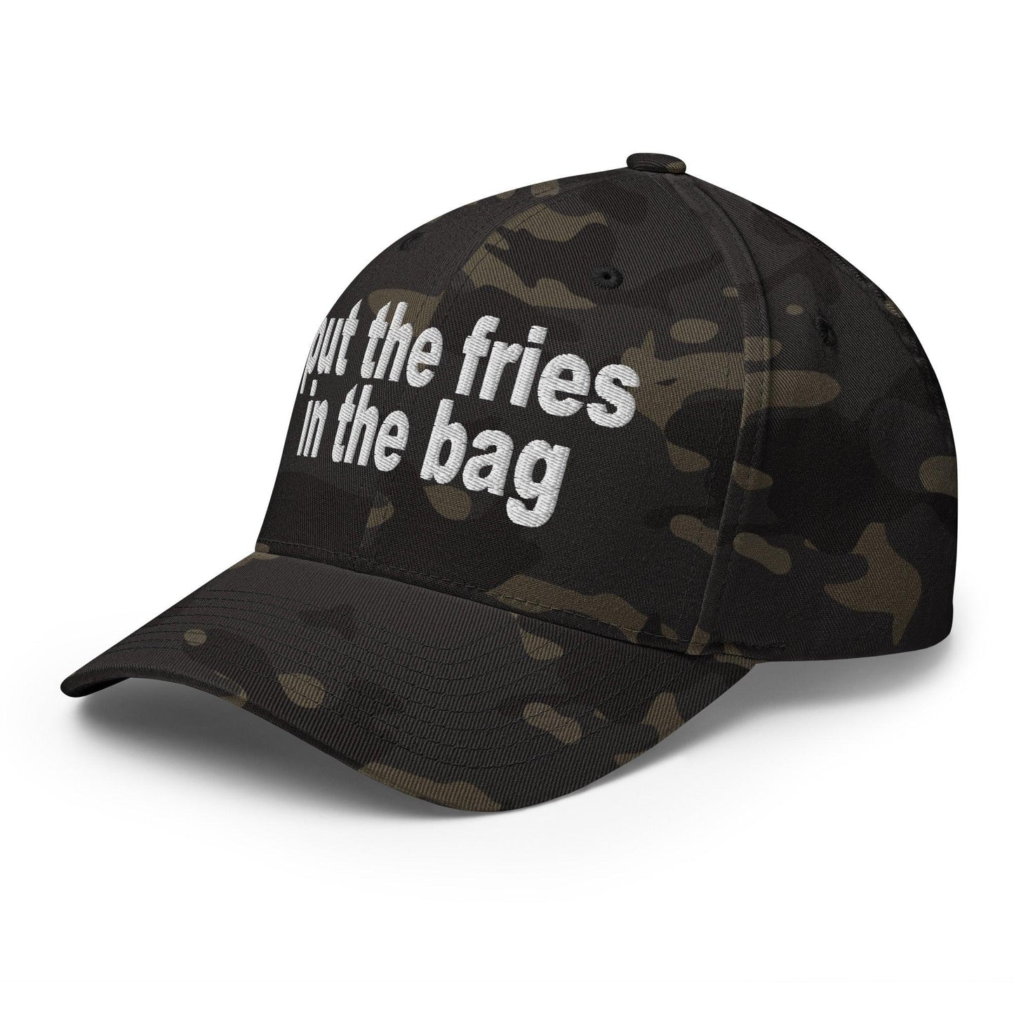 Put the Fries in Bag Embroidered Stretch Fit Baseball Hat