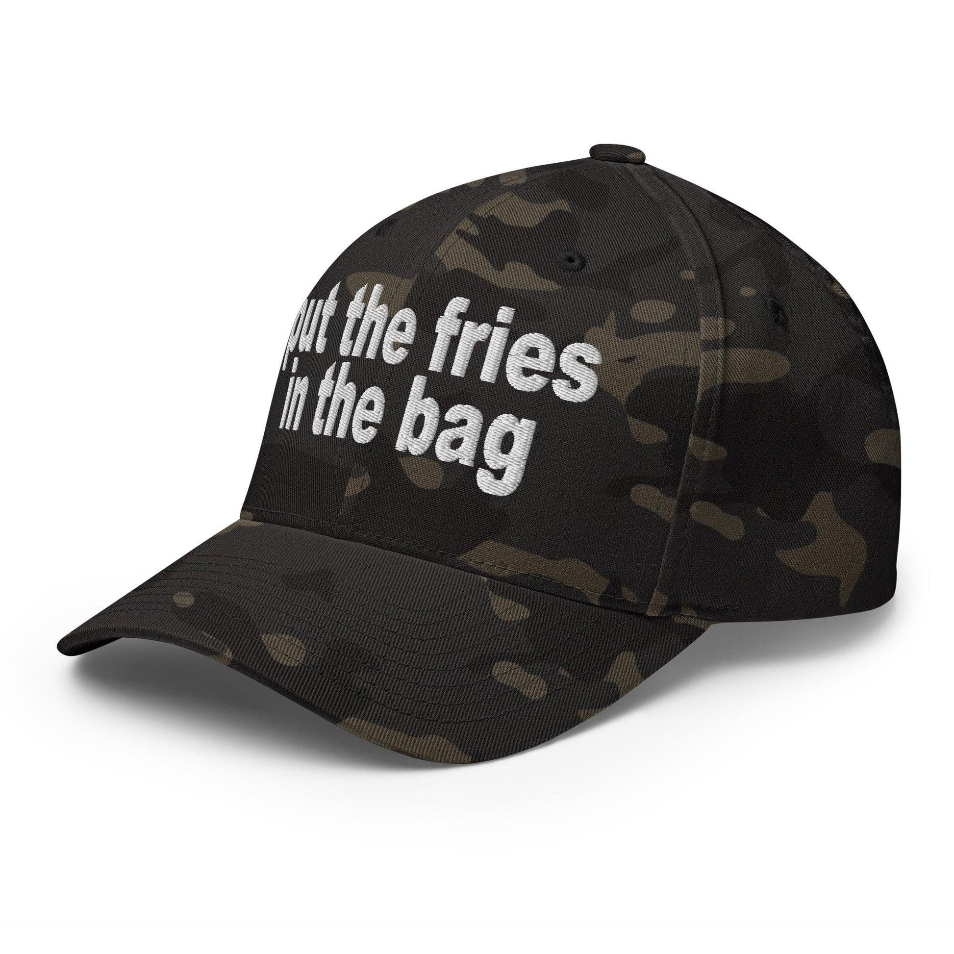 Put the Fries in Bag Embroidered Stretch Fit Baseball Hat