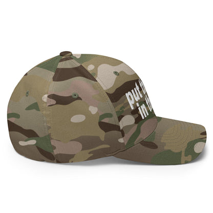 Put the Fries in Bag Embroidered Stretch Fit Baseball Hat