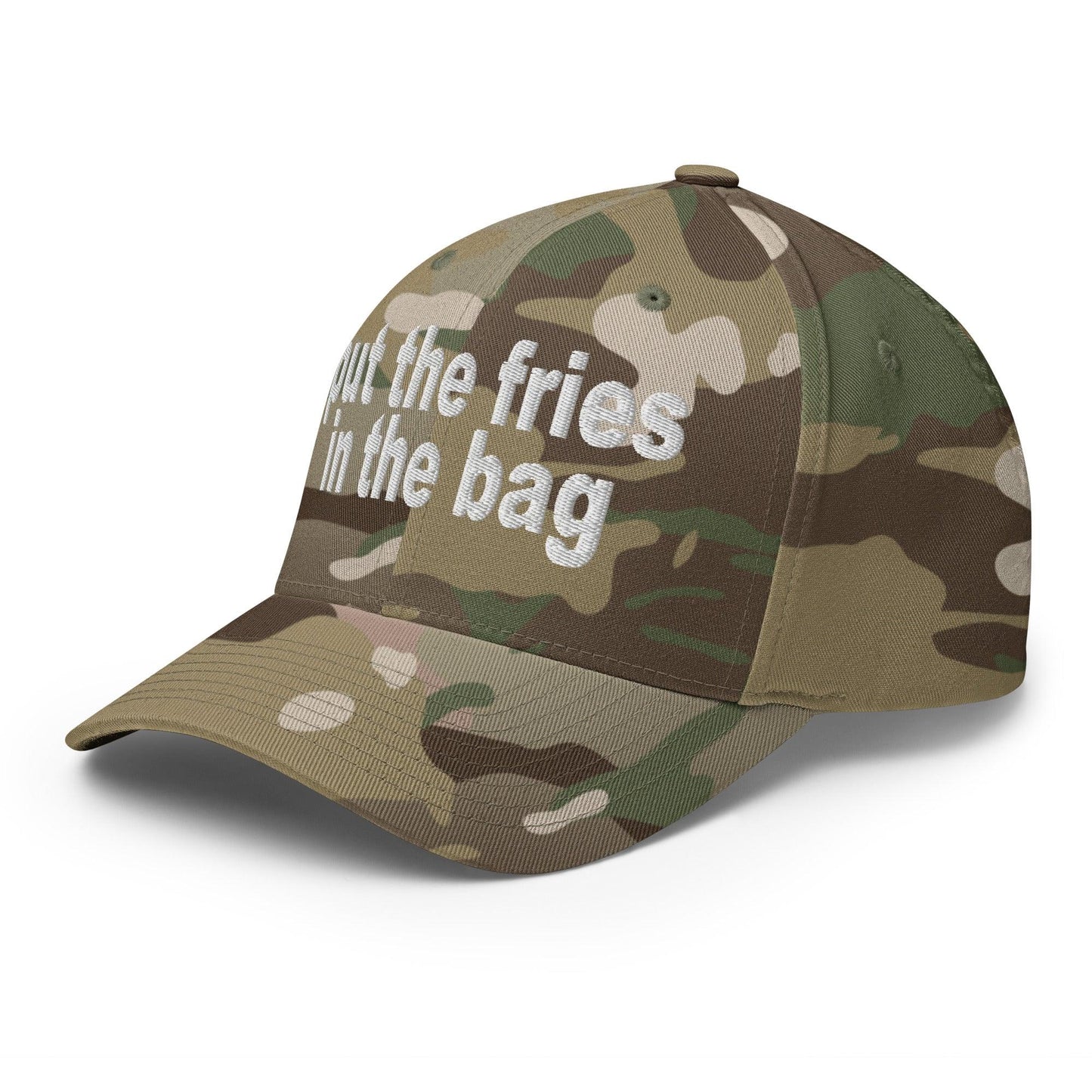 Put the Fries in Bag Embroidered Stretch Fit Baseball Hat