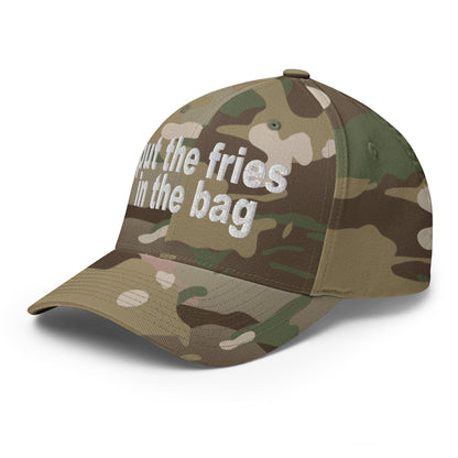 Put the Fries in Bag Embroidered Stretch Fit Baseball Hat