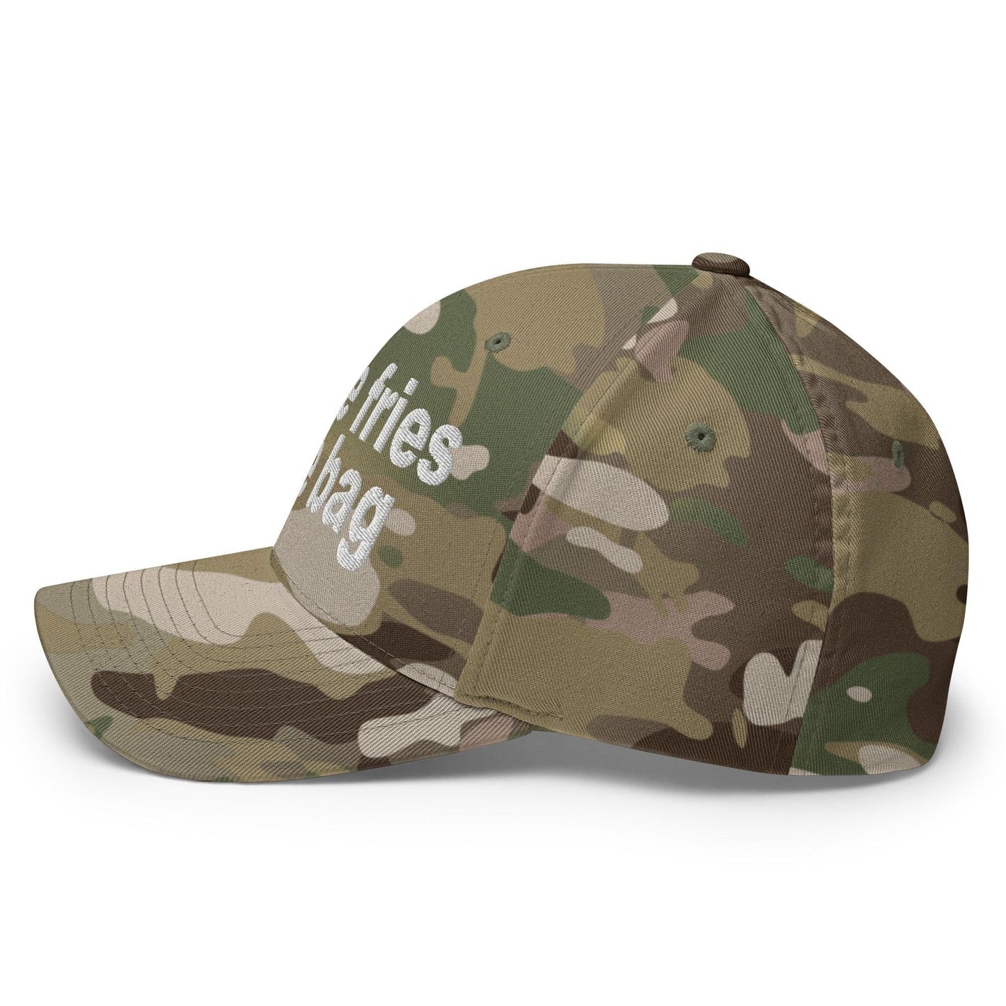 Put the Fries in Bag Embroidered Stretch Fit Baseball Hat