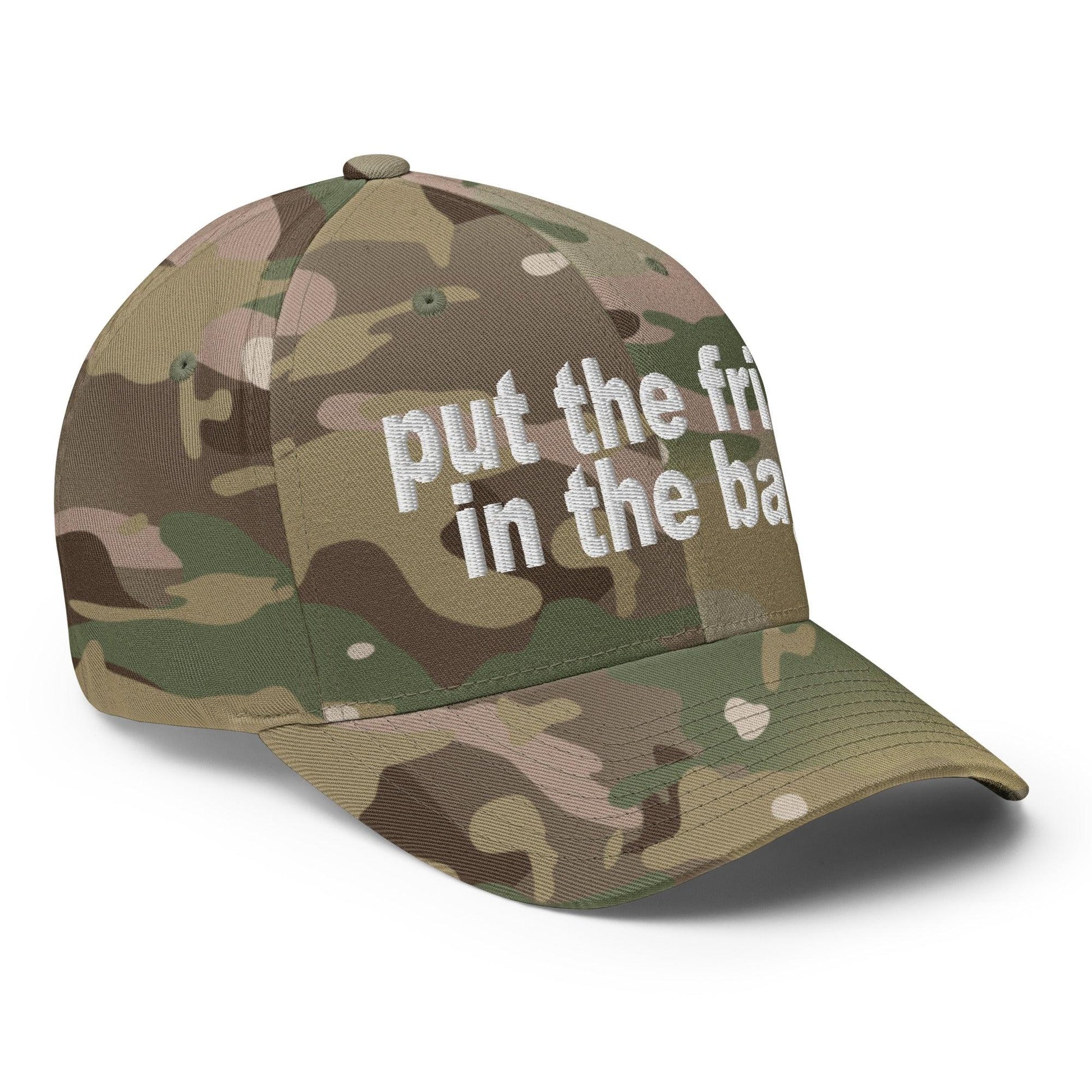 Put the Fries in Bag Embroidered Stretch Fit Baseball Hat