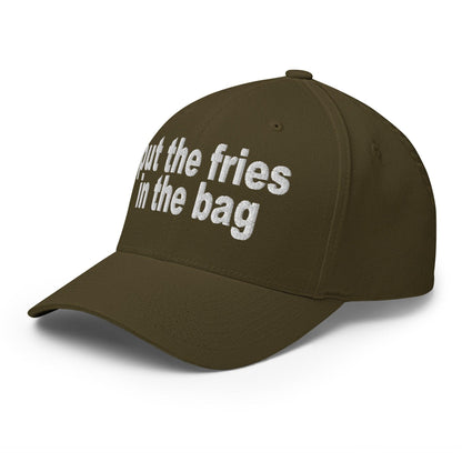 Put the Fries in Bag Embroidered Stretch Fit Baseball Hat