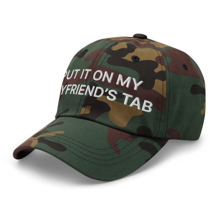 Put It on My Boyfriend’s Tab Embroidered Dad Hat