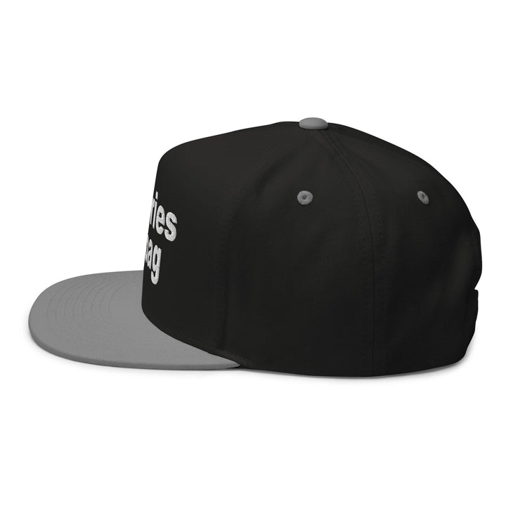 Put the Fries in the Bag Embroidered 5 Panel Flat Bill Brim Snapback Hat