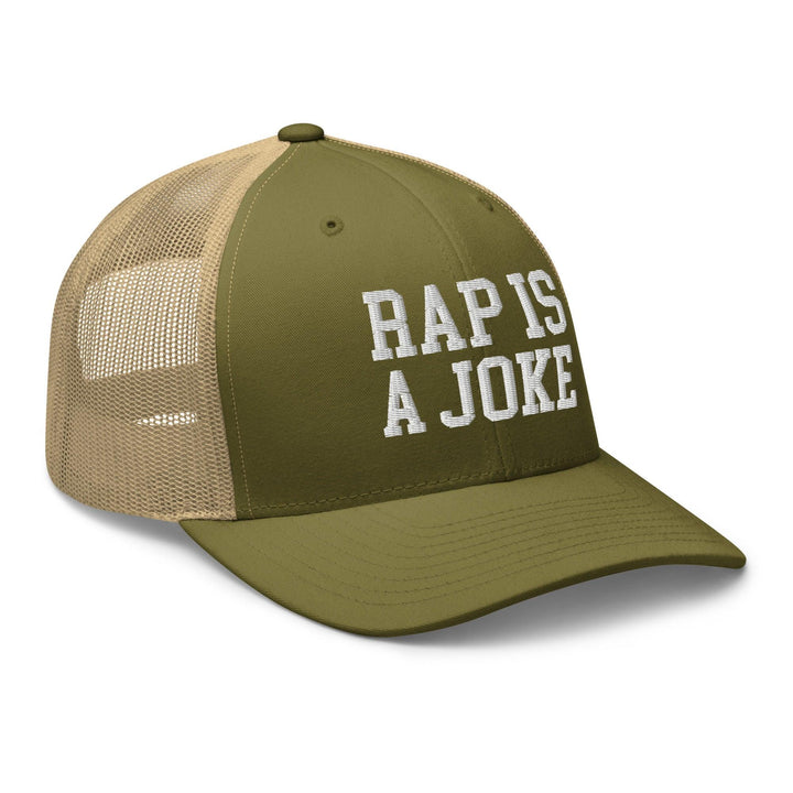 Rap is a Joke Retro Trucker Hat