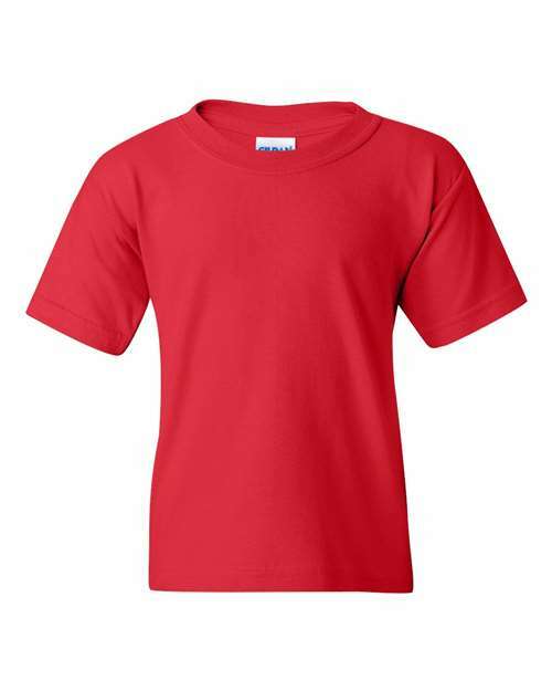 Red hot youth tee: ideal for live screen printing toronto custom apparel y001 - Red / XS