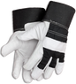 Black and white work gloves from Red Work Gloves R507, ideal for custom apparel applications