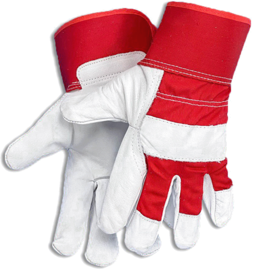 Red Work Gloves - R507 - Red / Blank / 12 Pairs - Gloves